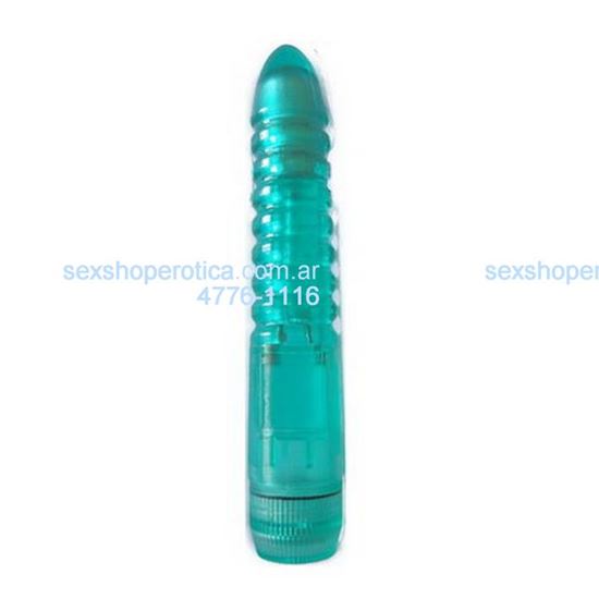 Vibrador Clímax anillado esmeralda